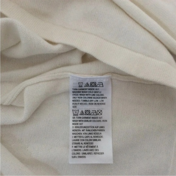 Isaac Mizrahi Live! Ivory Lace Cardigan Peplum Size Small - Picture 6 of 9